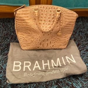 Cream Brahmin purse